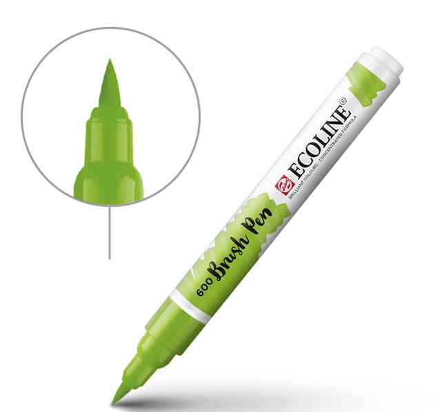 Stilourile acuarelă Ecoline - Green 