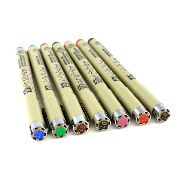 Stilou tehnic SAKURA Pigma Micron® FRESH GREEN – diferite mărimi