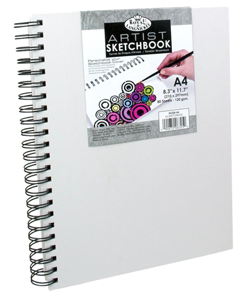 Royal & Langnickel Canvas sketch book - A4, 80 de coli