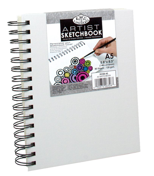 Royal & Langnickel Canvas sketch book - A5, 80 de coli