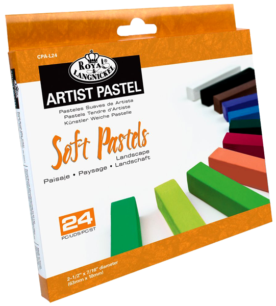 Pasteluri uscate Royal & Langnickel – set de 24 buc - peisaj