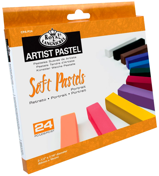Pasteluri uscate Royal & Langnickel – set de 24 buc - portret