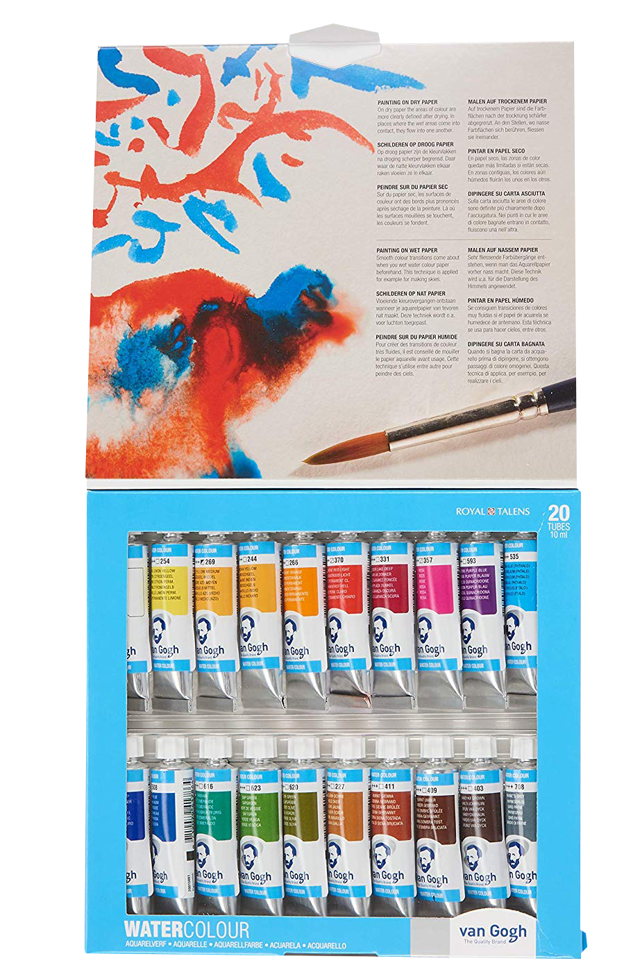 Culori acuarelă Van Gogh - Set de tuburi 20x10 ml