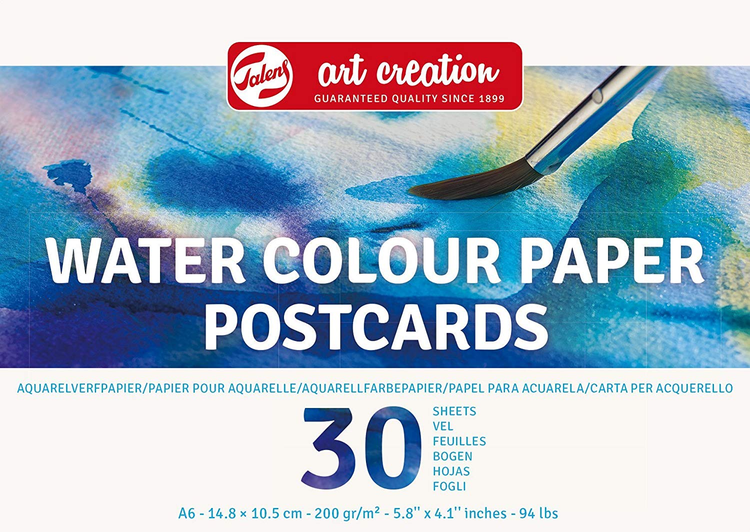 Bloc pentru culori acuarelă ArtCreation A6, 200g, 30 de foi