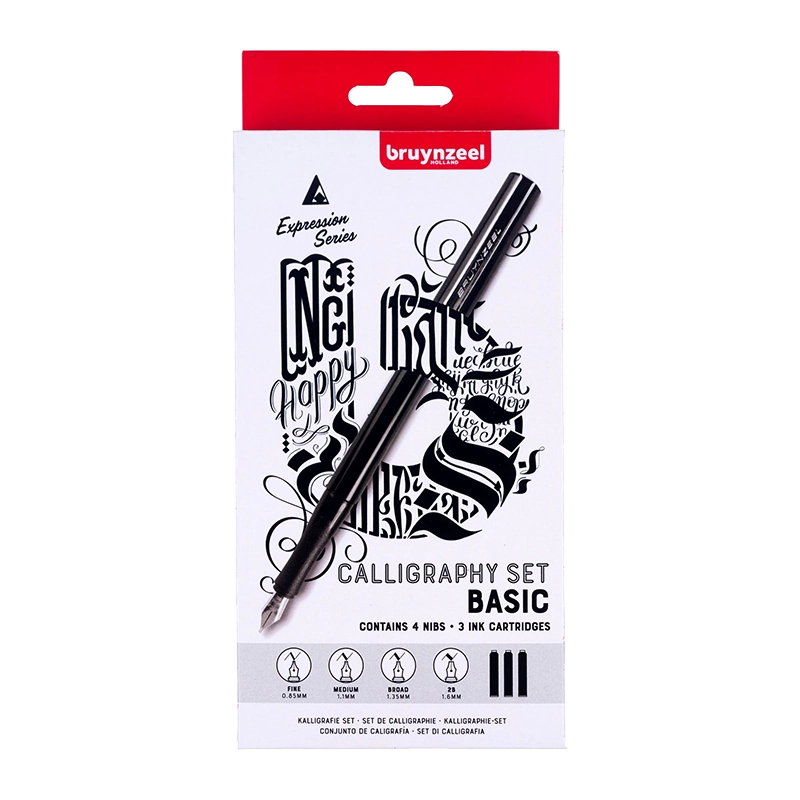 Set caligrafic Bruynzeel - 8 buc