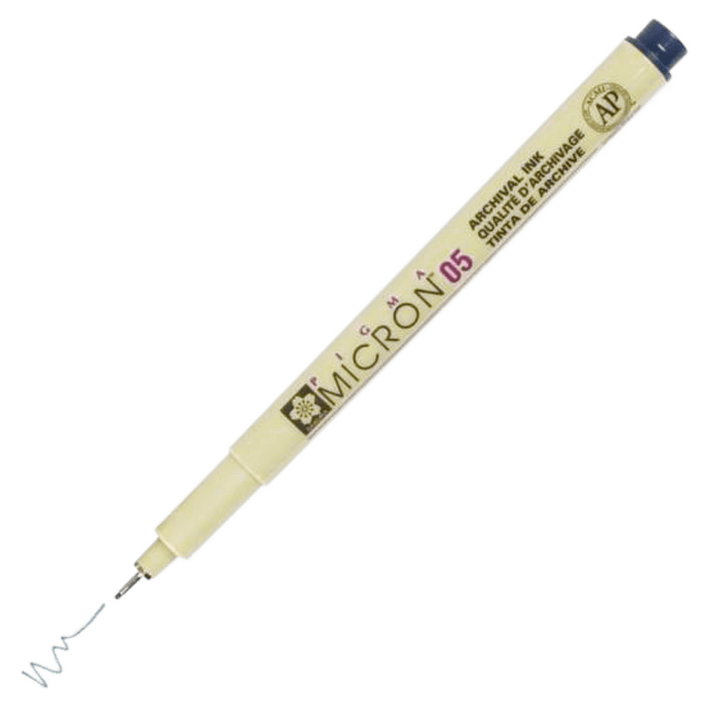 Stilou tehnic SAKURA Pigma Micron® BLUE BLACK – diferite mărimi