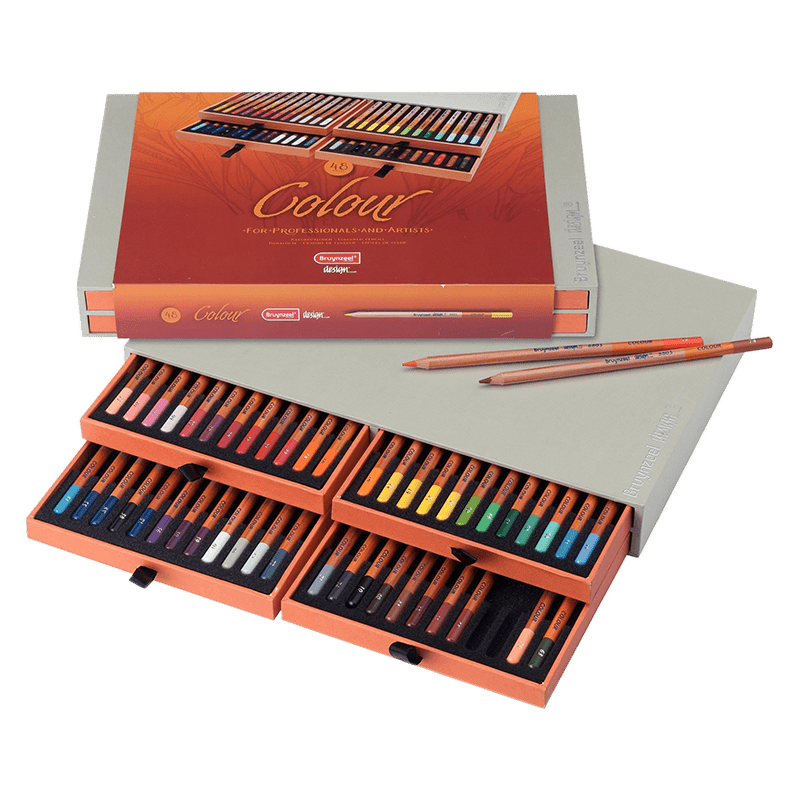 Set de creioane colorate Bruynzeel Design - 48buc