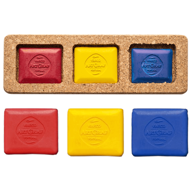 Set de creta grafit ArtGraf - PRIMARY COLORS - 3buc