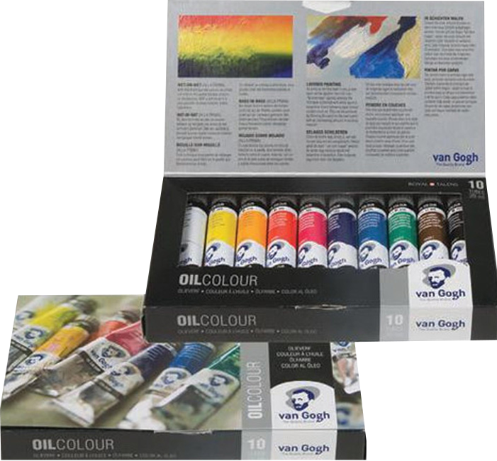 Culori ulei Van Gogh oil - set de bază 10 x 20 ml
