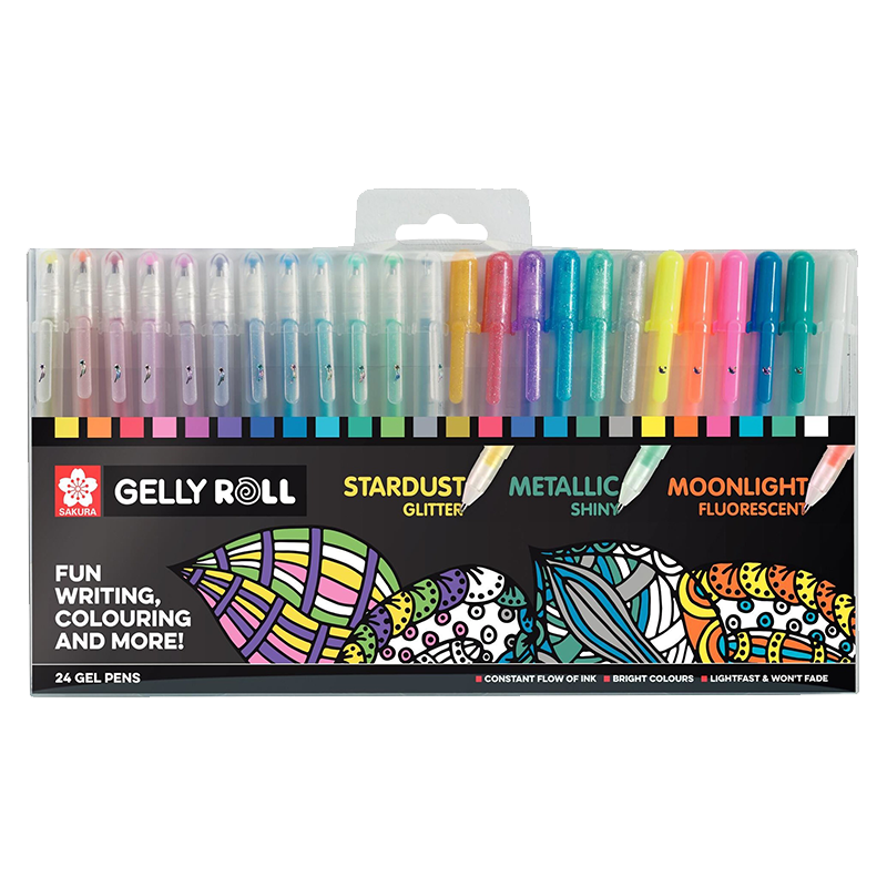 SAKURA Gelly Roll - set de 24 de culori