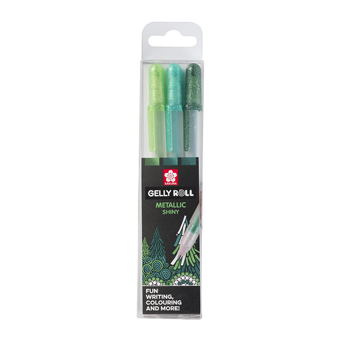 Sakura Gelly Roll Metallic set de 3 buc - Forest