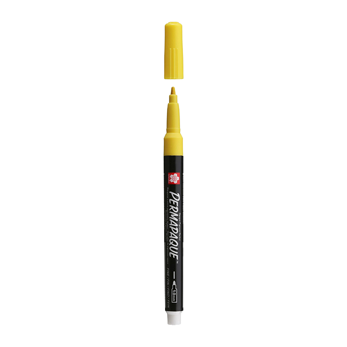 Sakura Permapaque Marker permanent fin - galben