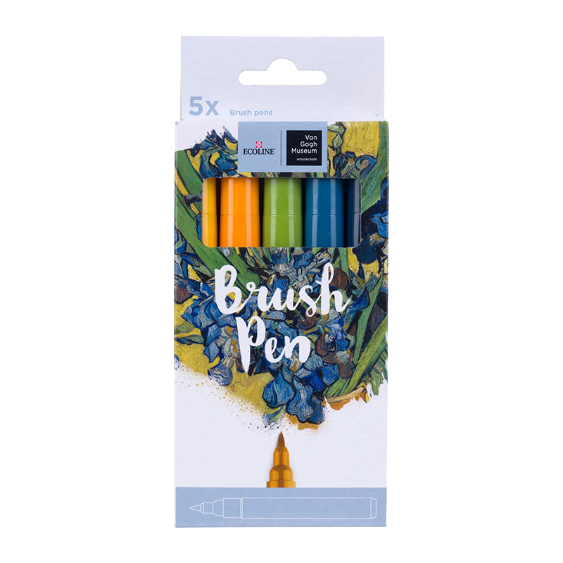 Ecoline Brush Pen set Van Gogh Museum - 5 culori