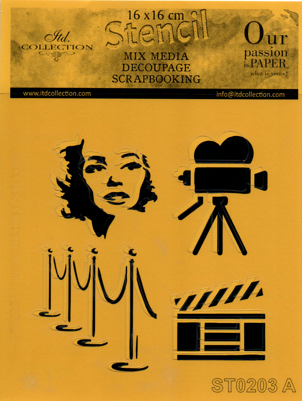 Șablon din folie - CINEMA 2